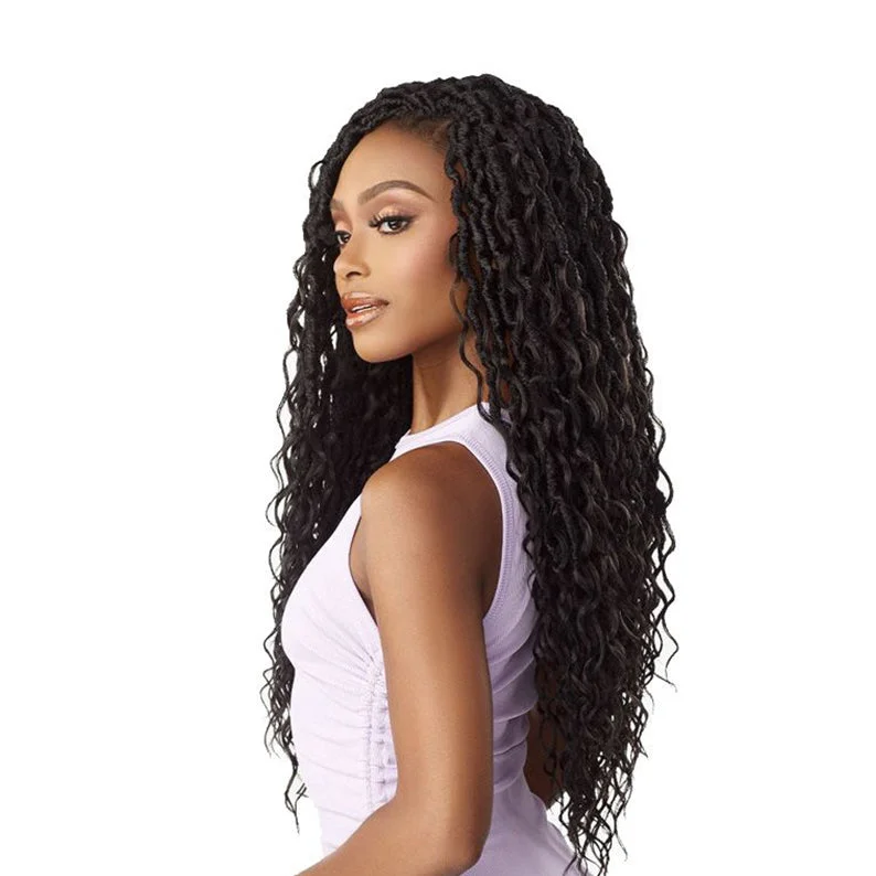 SENSATIONNEL Lulutress Synthetic Pre-Looped Crochet Braid - 3X MERMAID LOCS 24""