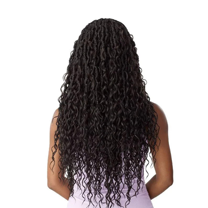 SENSATIONNEL Lulutress Synthetic Pre-Looped Crochet Braid - 3X MERMAID LOCS 24""