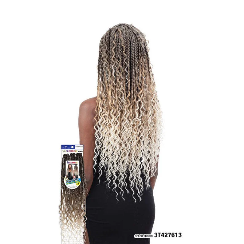 SHAKE N GO Freetress Braid 3X Rebel Boho Mermaid Braid 24""