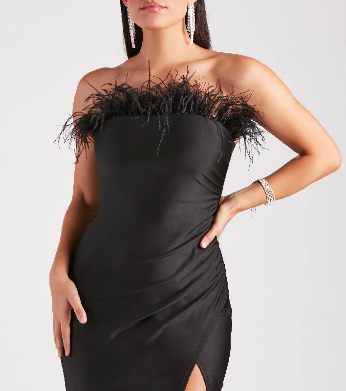 blake-formal-strapless-feather-mermaid-dress-050026961041