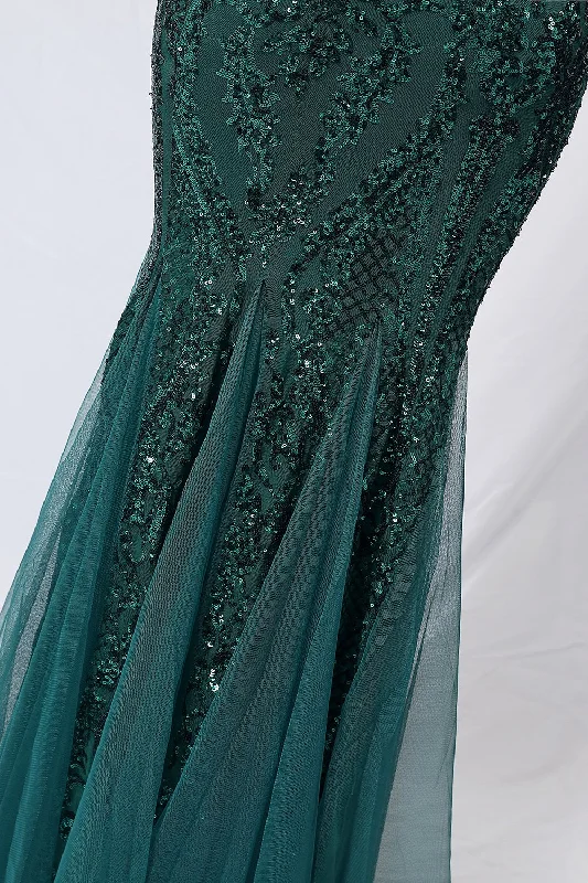 mermaid-one-shoulder-prom-sukienka-z-aplikacjami