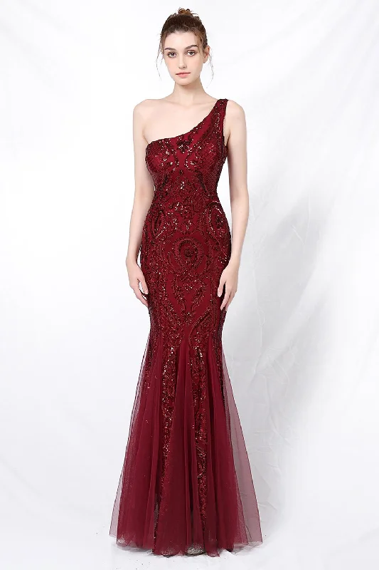 mermaid-one-shoulder-prom-sukienka-z-aplikacjami