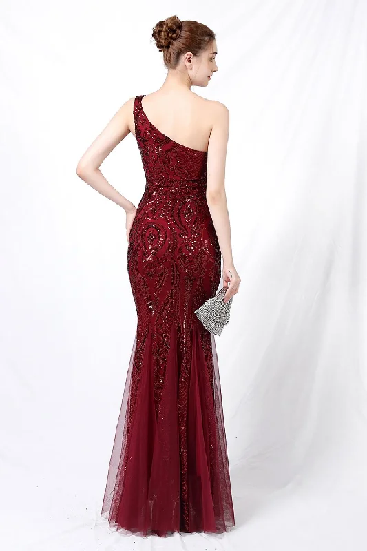 mermaid-one-shoulder-prom-sukienka-z-aplikacjami