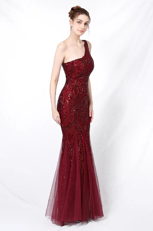 mermaid-one-shoulder-prom-sukienka-z-aplikacjami