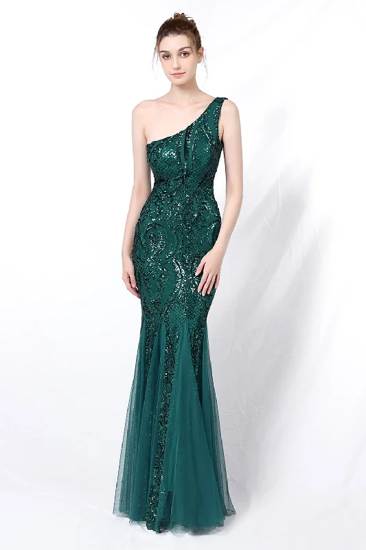 mermaid-one-shoulder-prom-sukienka-z-aplikacjami