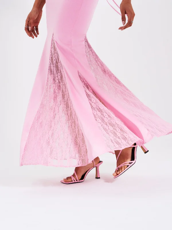 xandria-pink-lace-satin-mermaid-flare-maxi-dress