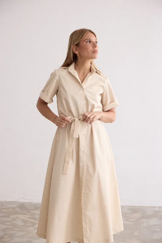 C.Z. Shirt Dress beige