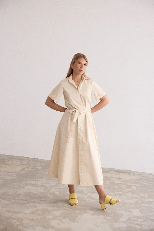 C.Z. Shirt Dress beige