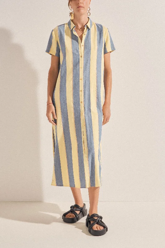 Hypnos Xania Stripe Shirtdress