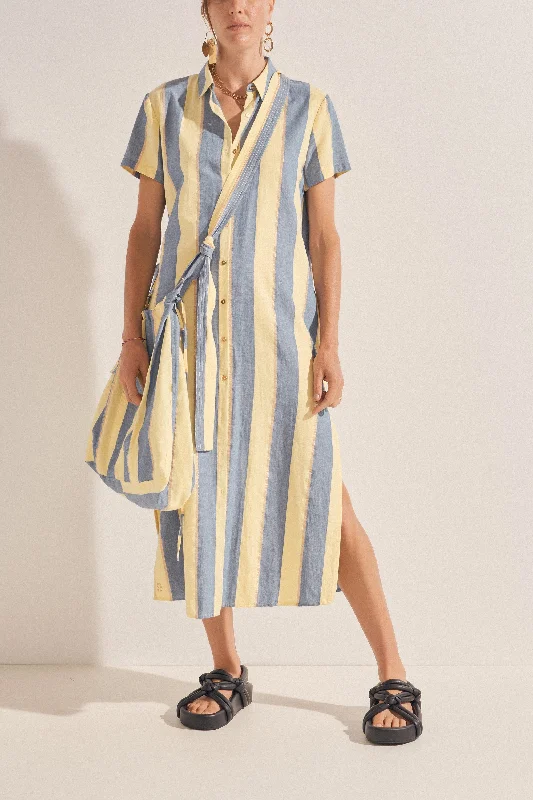 Hypnos Xania Stripe Shirtdress