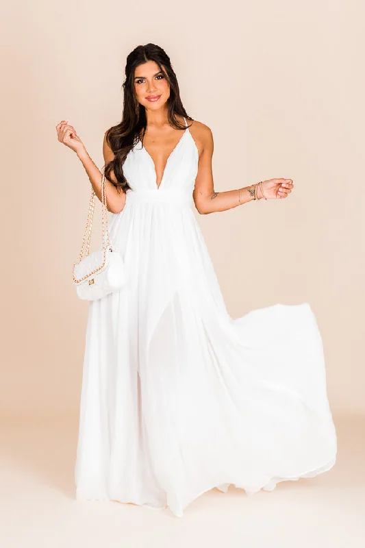 It All Begins With Love White Maxi Dress FINAL SALE