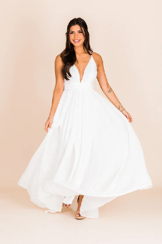 It All Begins With Love White Maxi Dress FINAL SALE