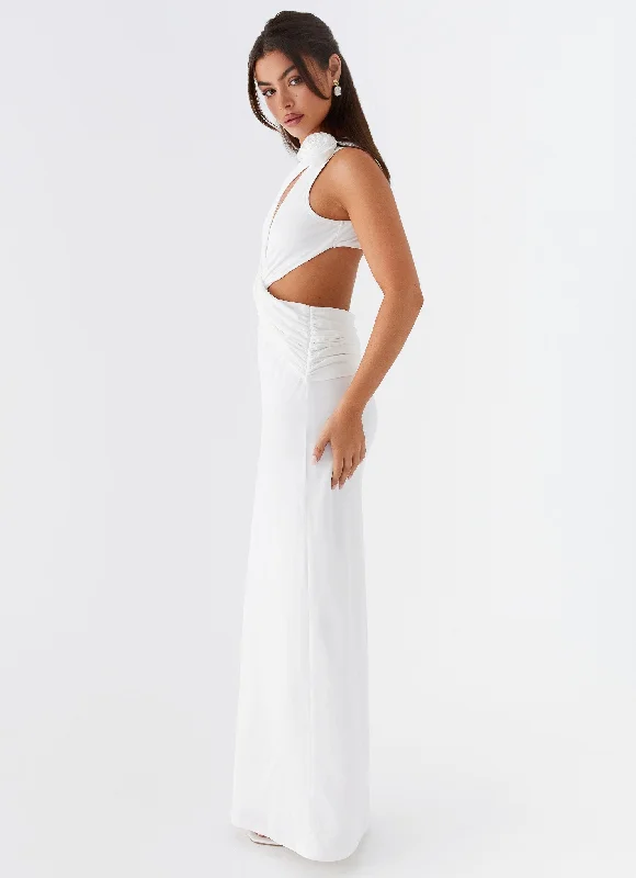 Lovesome Rosa Maxi Dress - White