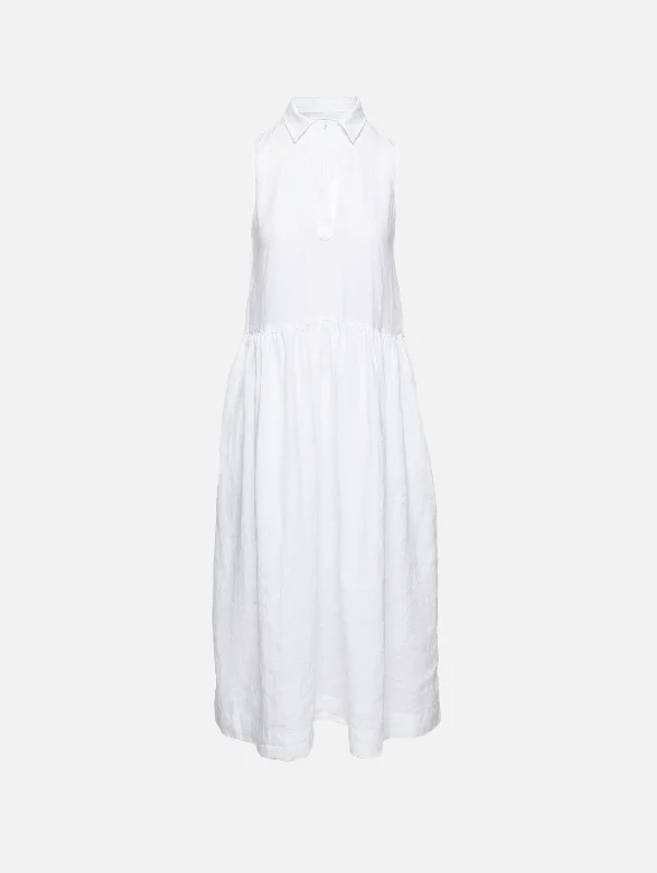 Popover Sleeveless Shirtdress