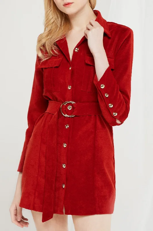 Rory Pocket Shirt Dress