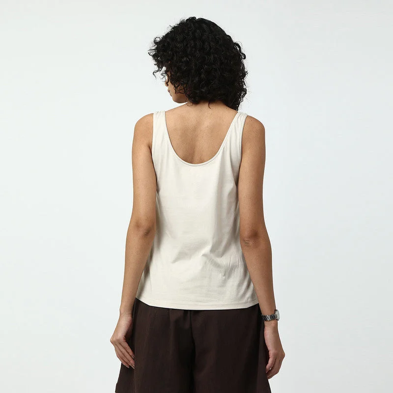 Organic Cotton Co Ord Set for Women | Off-White & Coffee