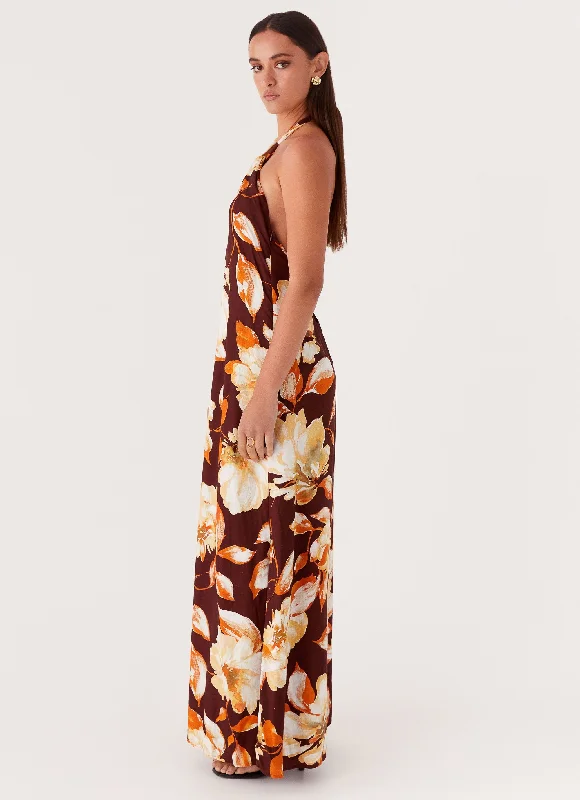 Golden Child Linen Maxi Dress