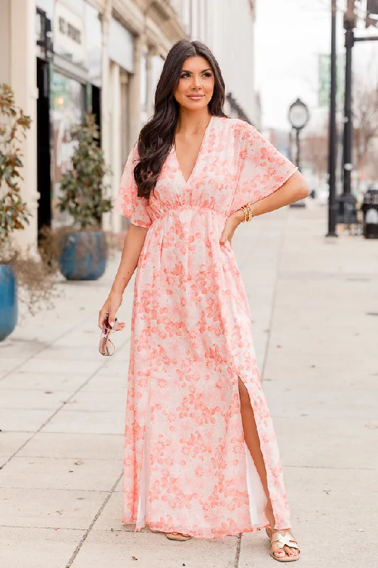 Take You Out Orange Maxi Dress FINAL SALE