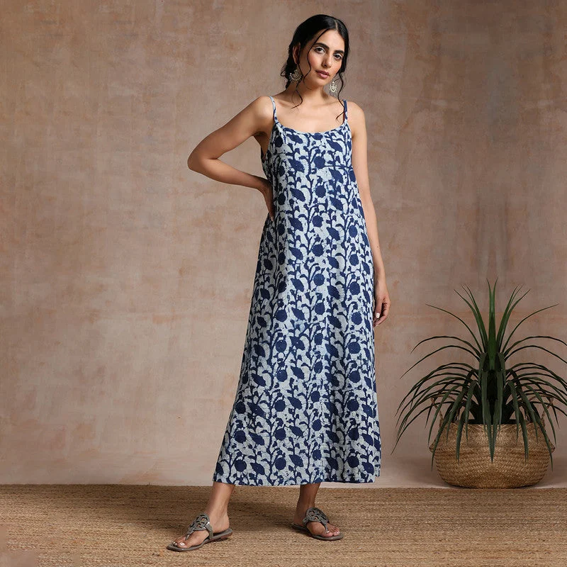 Indigo Dress | Slip Dress & Kaftan