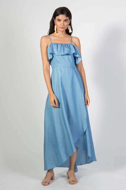 Denim Maxi Dress