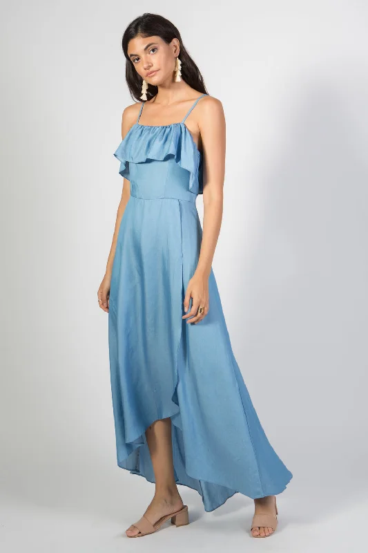 Denim Maxi Dress