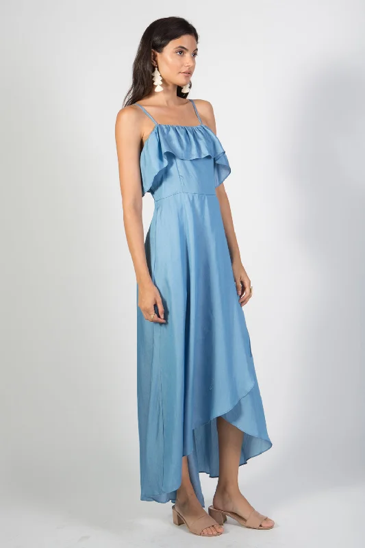 Denim Maxi Dress