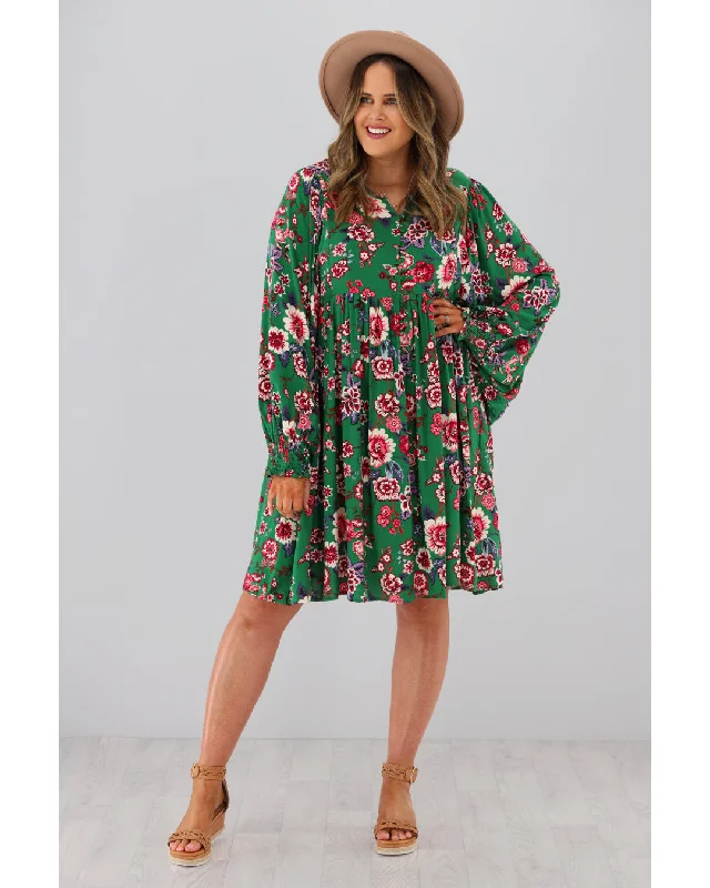 DreamcatcherJade Floral Mini Dress