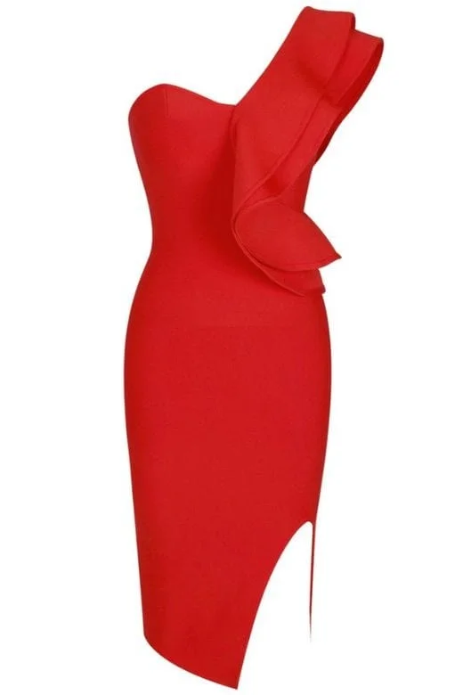 Hayley Bodycon Dress - Lipstick Red