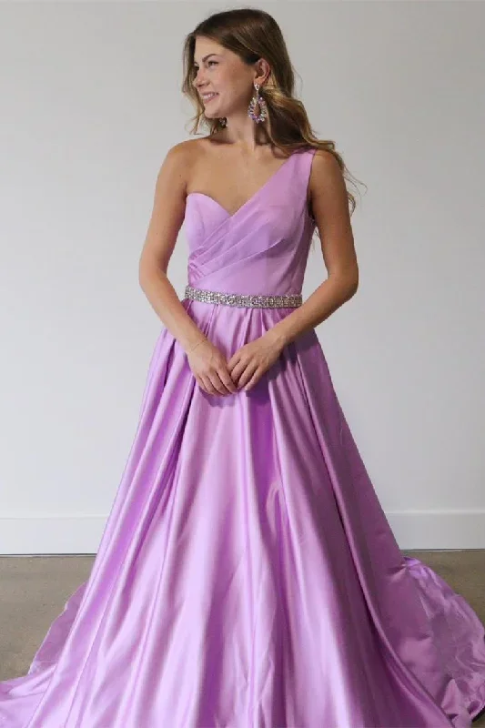 asymmetrical-lilac-belted-a-line-prom-dress