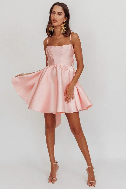 athens-flared-bow-mini-dress-blush