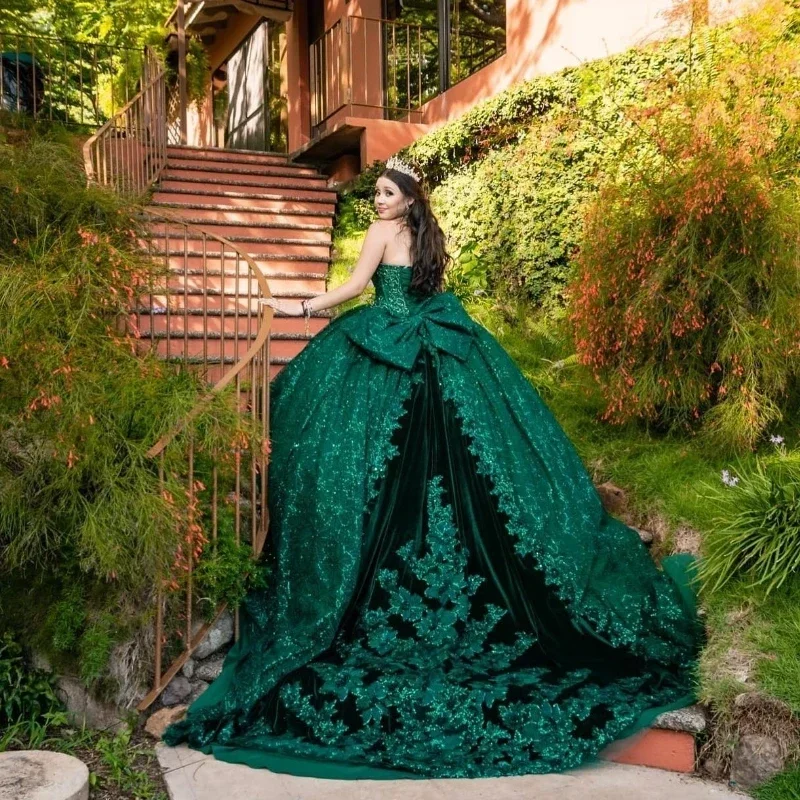 emerald-green-shiny-sweetheart-quinceanera-dresses-for-sweet-15-year-sexy-off-the-shoulder-puffy-ball-gown-lace-beads-princess