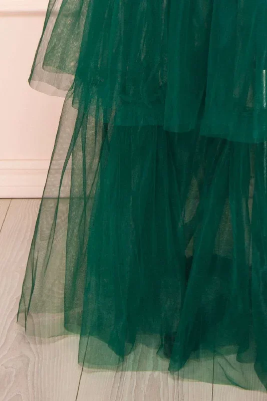 green-tulle-off-the-shoulder-a-line-tiered-prom-dress