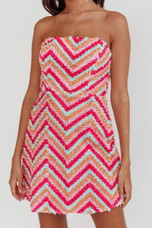 in-paris-embellished-chevron-mini-dress-fuchsia