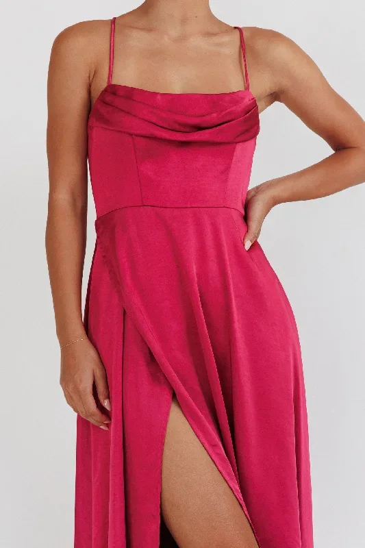 inner-light-gathered-bust-split-maxi-dress-wine