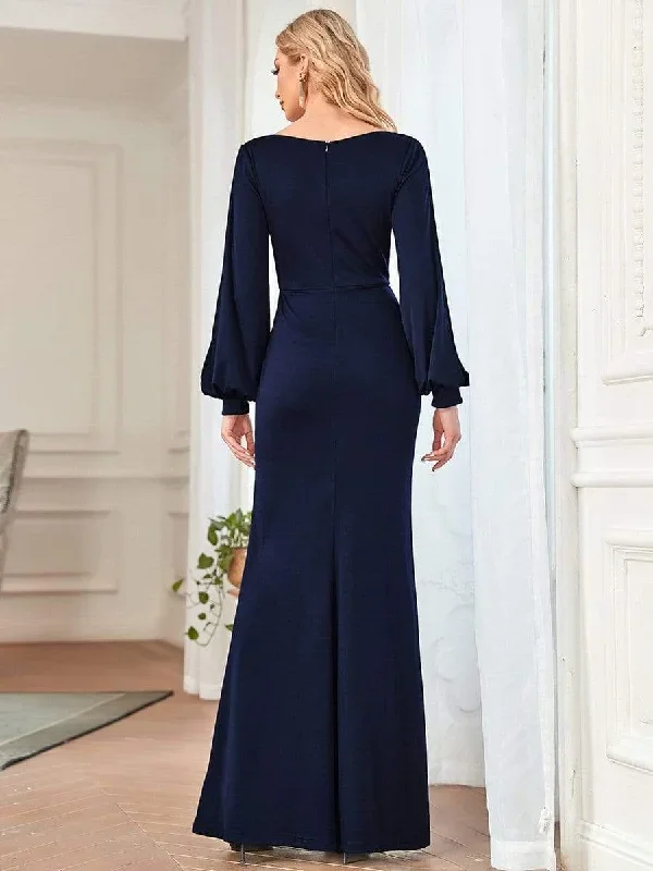 lantern-sleeve-cowl-neck-velvet-mother-of-the-bride-dress-em70131