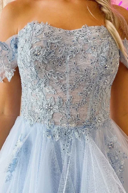 light-blue-lace-off-the-shoulder-a-line-tiered-prom-dress