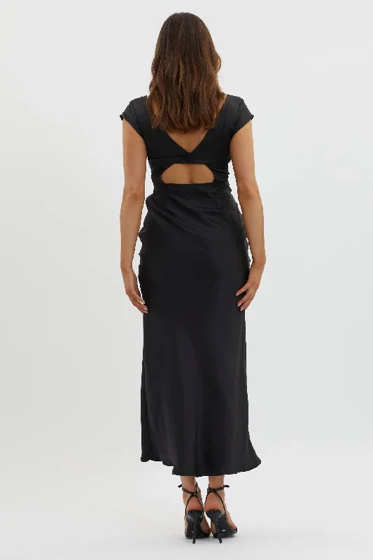 lucinda-v-neck-twist-back-midi-dress-black