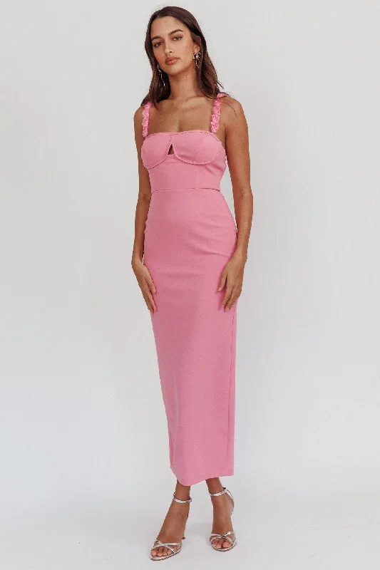 marteen-rosette-strap-midi-dress-pink