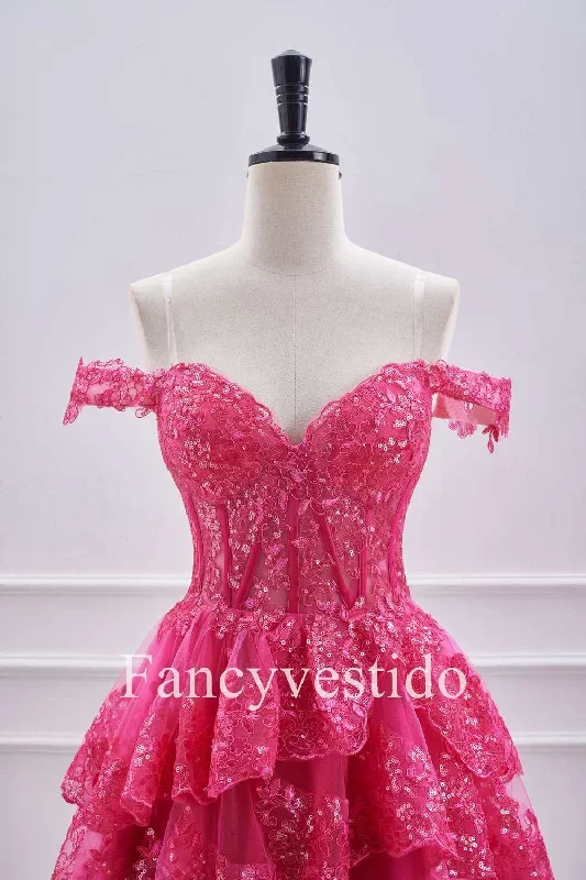 off-the-shoulder-fuchsia-corset-tiered-a-line-short-homecoming-dress