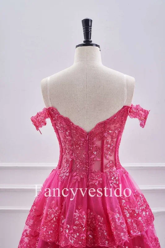 off-the-shoulder-fuchsia-corset-tiered-a-line-short-homecoming-dress