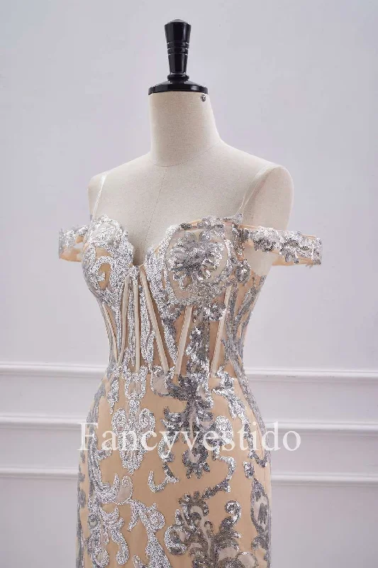 off-the-shoulder-nude-corset-tight-homecoming-dress-with-silver-sequin