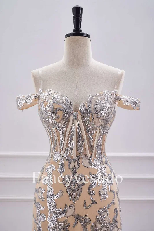 off-the-shoulder-nude-corset-tight-homecoming-dress-with-silver-sequin