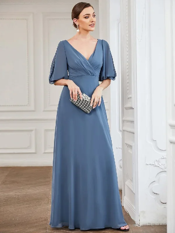 pleated-v-neck-split-sleeve-chiffon-mother-of-the-bride-dress-em0312a