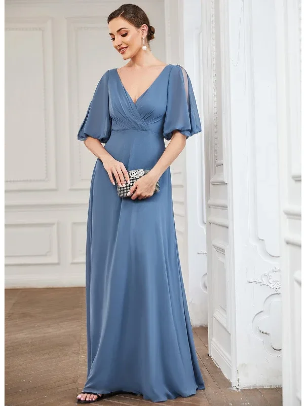 pleated-v-neck-split-sleeve-chiffon-mother-of-the-bride-dress-em0312a