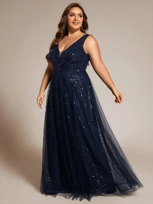 plus-size-sequin-v-neck-sleeveless-empire-waist-tulle-formal-evening-dress-ee02163