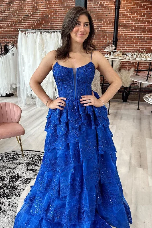 royal-blue-straps-tiered-a-line-prom-dress-with-sequins