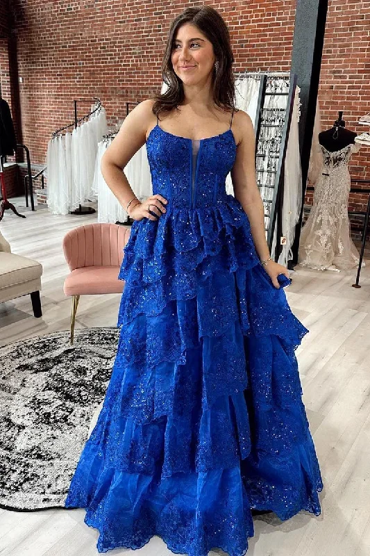 royal-blue-straps-tiered-a-line-prom-dress-with-sequins