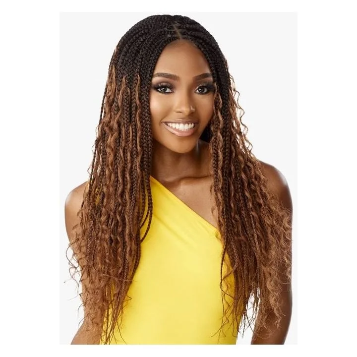 Sensationnel Cloud 9 4x4 Braided Lace Wigs- MERMAID BOX BRAID 30