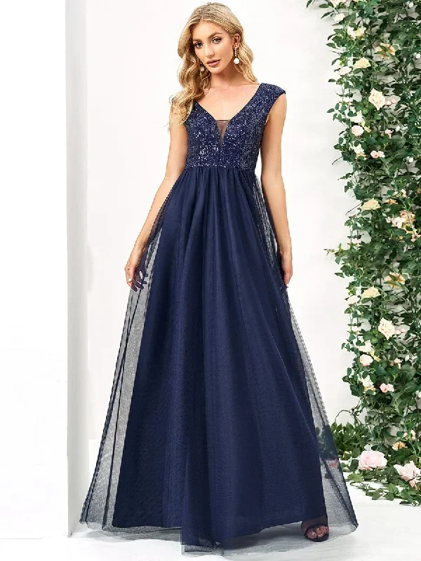 sequin-illusion-plunging-v-neckline-sleeveless-a-line-tulle-evening-dress-ee0115a