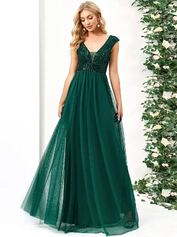 sequin-illusion-plunging-v-neckline-sleeveless-a-line-tulle-evening-dress-ee0115a